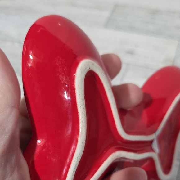 Disney Minnie Mouse Polka Dot Bow Trinket Tray - Picture 3 of 7